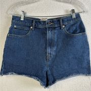 Everlane Way High Denim Shorts Size 28