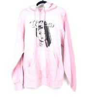 Johnny Ross Sweatshirt Unisex M Barbra Lady Like Pullover Hoodie Pink NWOT