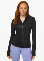 Lululemon  Define  Jacket Luxtreme Untamed Jacquard Spray Dye Black Deep Coal S 4