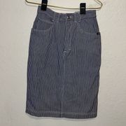 Vintage Esprit Sport Jean skirt denim skirt striped 90s