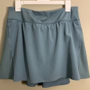 SPANX Get Moving Skort Women's XL Sport Active 
Blue grey EUC