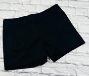 Ann Taylor Factory Signature Chino Short Size 8 Black Mid Rise Stretch