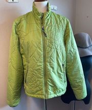 Marmot Women's chartreuse Jacket size Lg 
Light weight