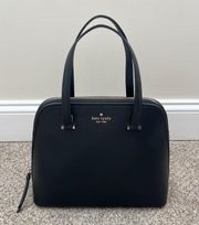 Kate Spade NWT  Black Patterson Drive Medium Dome Satchel Purse