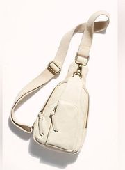 Free People Hudson Leather Crossbody Sling Bag