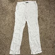 White Linen Pants 