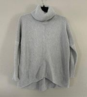 Rachel Zoe Grey Turtleneck Sweater Casual Comfy Neutral XS