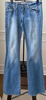 Paige Laurel Canyon Flare Low Rise Jeans Y2K 26 Tall
