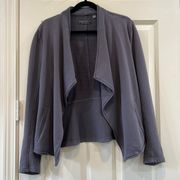 Bagatelle asymmetrical cotton jacket