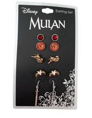 Disney Mulan Nostalgic Retro Movie Earrings