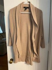 Tan Mid Arm Cardigan