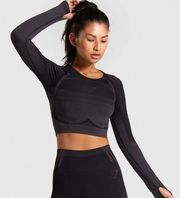 Gymshark SEAMLESS LONG SLEEVE CROP TOP