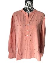 Roller Rabbit Acote Glenda long sleeve top blouse shirt pink brand new with tags