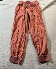 a new day Mauve Pull On Cargo Joggers Size XSmall EUC