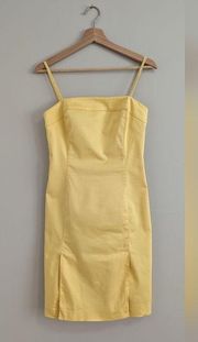 Vintage 90s Alberto Makali stretch cotton cami dress