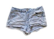 Highway Jeans distressed light Denim Shorts 7/8