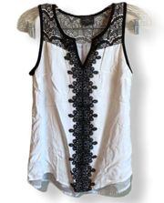 Market & Spruce Lana Lace Sleeveless  Blouse