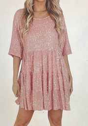 Pink Sparkly Dress