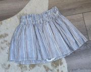 Striped Mini Skort