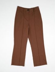 Bershka pleated Straight leg crop dress pants size 8