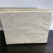 Christian Dior beauty velvet floral cosmetics pouch