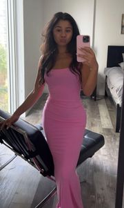 Bubblegum Pink Maxi Dress