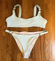 PacSun L.A. Hearts ribbed bikini set