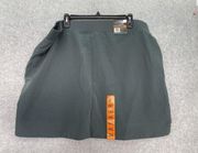 32 Degrees Cool Women's Skirt Solid Dark Gray Size XXL Pull On