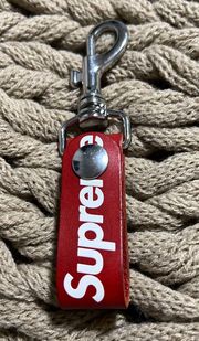 keyring key fob red leather 2019 SS19 AUTHENTIC GUARANTEED