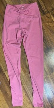 PacSun Active Cinched Yoga Pants Small Pink