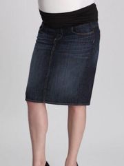 Paige Maternity Rebel Without A Cause Larchmont Denim Skirt