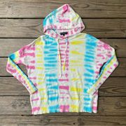 Central Park Wear Bright Tie Dye Knit Hoodie