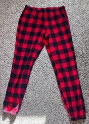 Red and Black plaid pants size Large