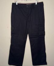 cargo pants wide leg black women’s 14R