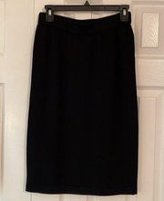 ST. JOHN skirt, black. Classic & exquisite