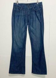 Joes Jeans Size 30x31 Stretch Mid-Rise Wide Leg Denim Jeans Pants