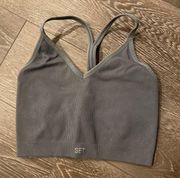 Set Active Ribbed V Bra