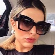 European and American cat's eye trend big frame sunglasses