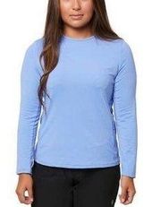 Long Sleeve Sun Protection Tee T-Shirt with Pocket