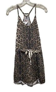 Rolla Coster Leopard Animal Print Romper Size Small