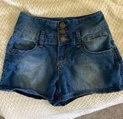 YMI High Rise Jean Shorts