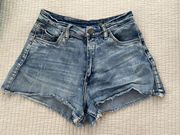 Light wash Jean Shorts