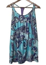 Linea Donatella Chemise Nightgown Blue Black Medium