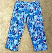 EGC cozy elastic waist PJ pants‎ with wide leg Winnie the Pooh Eyore design