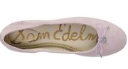 Sam Edelman Women's Felicia Ballet Flat, Pearl Pink Suede Princess Pilates Flats