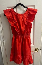 Red Ruffle Dress