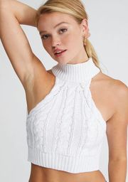 PacSun Halter Cable Knit Tank Top