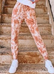 Rust Tie Dye Joggers