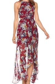 Ali & Jay Bohemian Rhapsody Cut Out Floral Maxi Dress Size Small