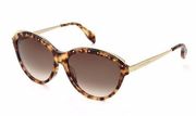 women’s AMQ 4241/S tortoise Havana gold cat-eye sunglasses